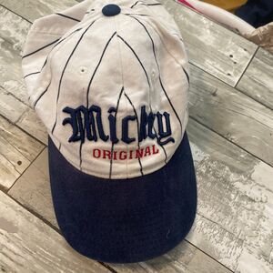 VTG Goofy Hat Co. pinstripe Mickey Original snapback hat